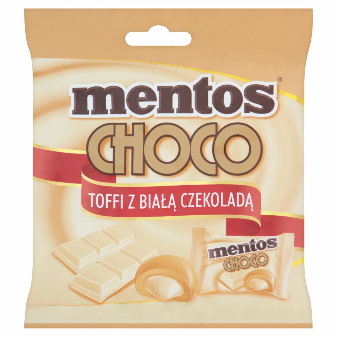 Zdjęcia - Mentos Choco Toffi z białą czekoladą 92 g