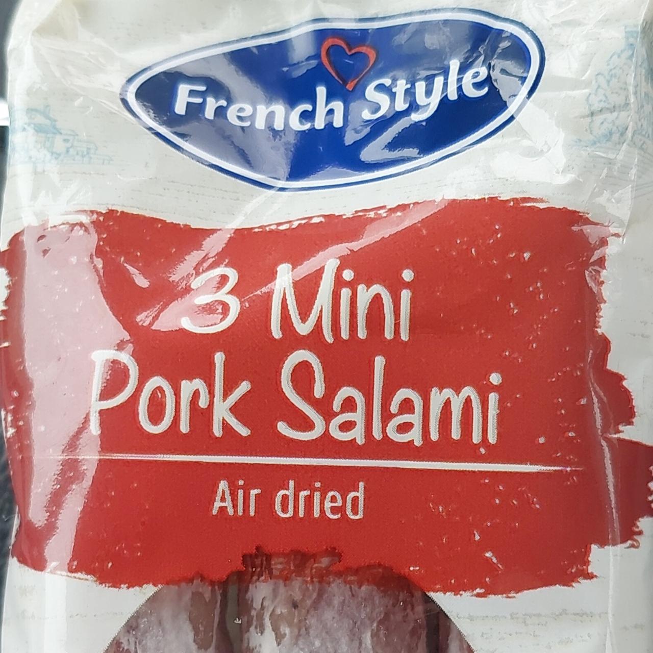 Zdjęcia - 3 mini Pork Salami French style