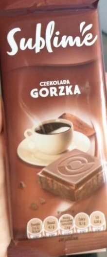 Zdjęcia - Sublime gorzka czekolada 90g