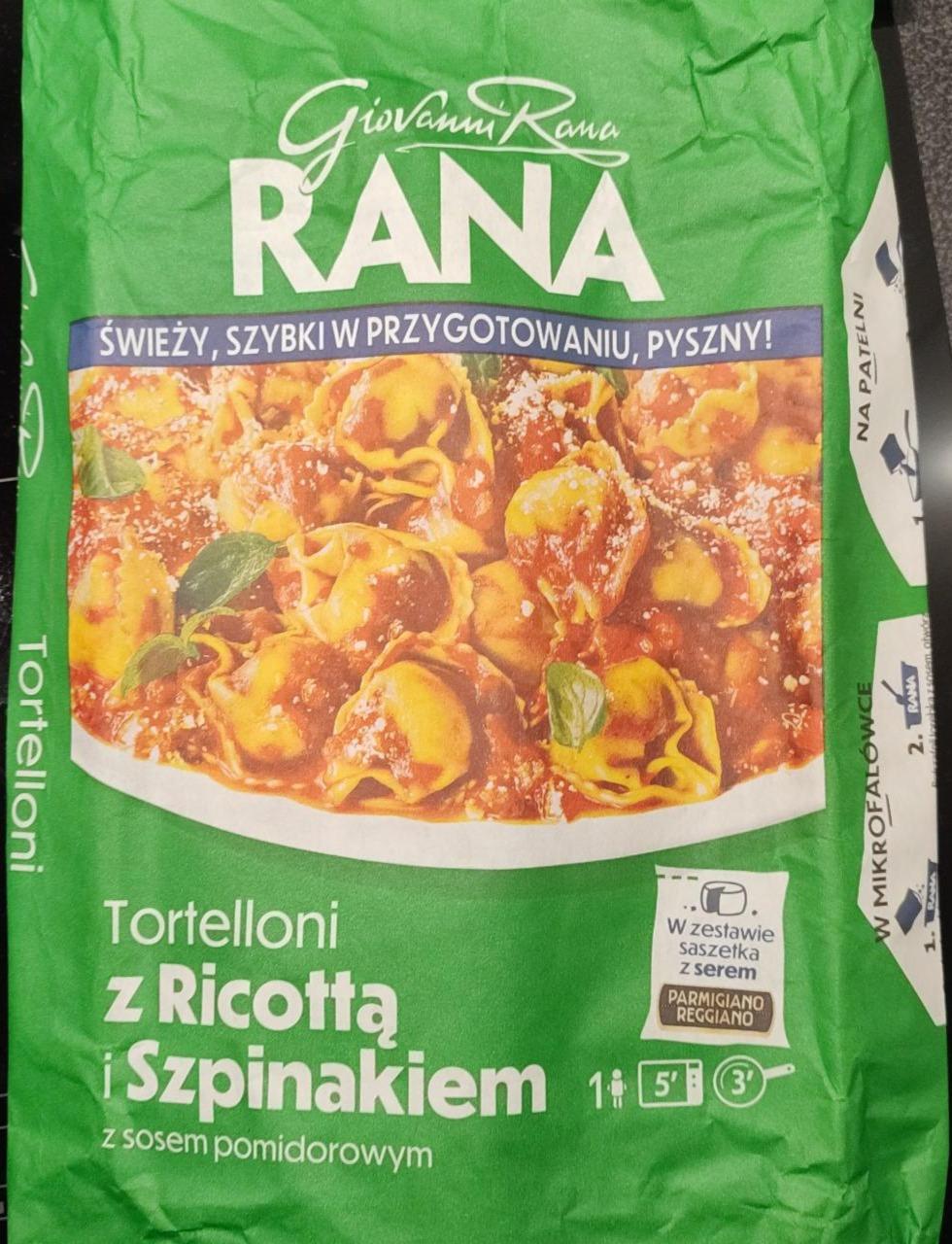 Zdjęcia - Tortellini z Ricottą i Szpinakiem z sosem pomidorowym RANA