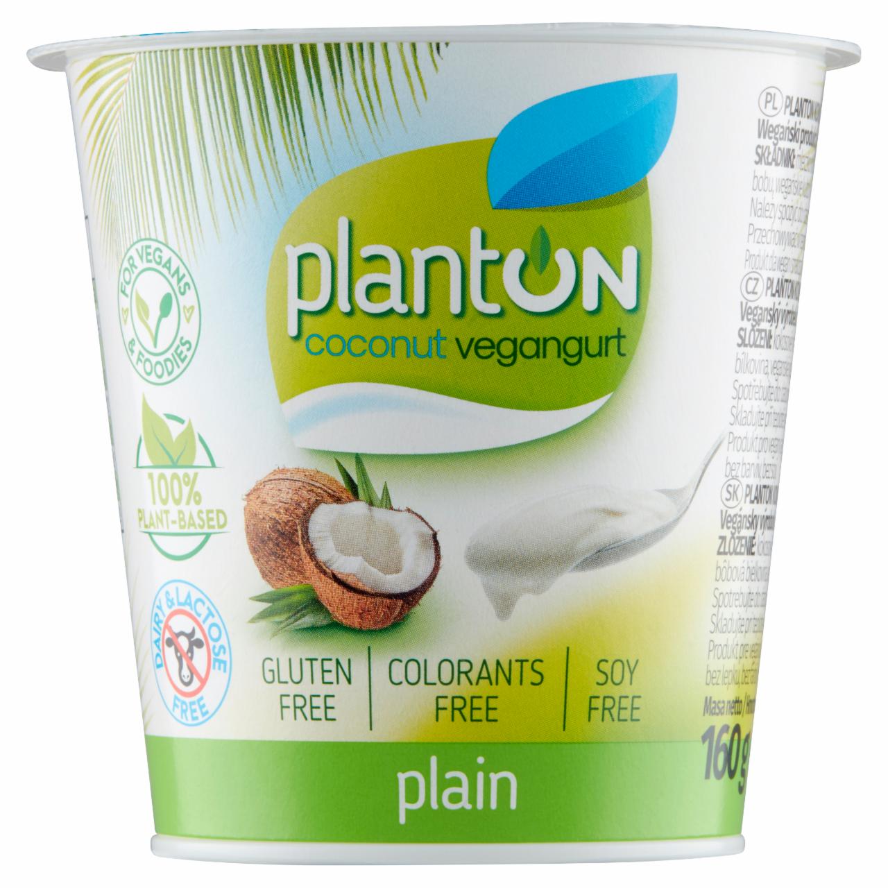 Zdjęcia - Planton Kokosowy vegangurt plain 160 g