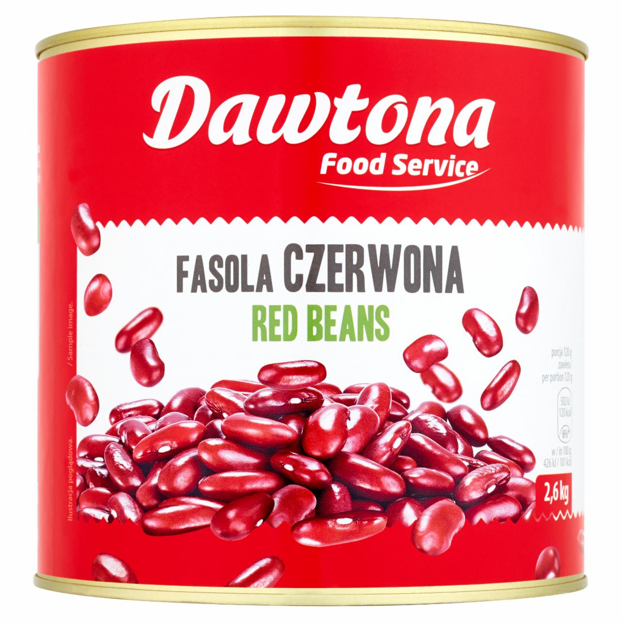 Zdjęcia - Dawtona Food Service Fasola czerwona 2,6 kg