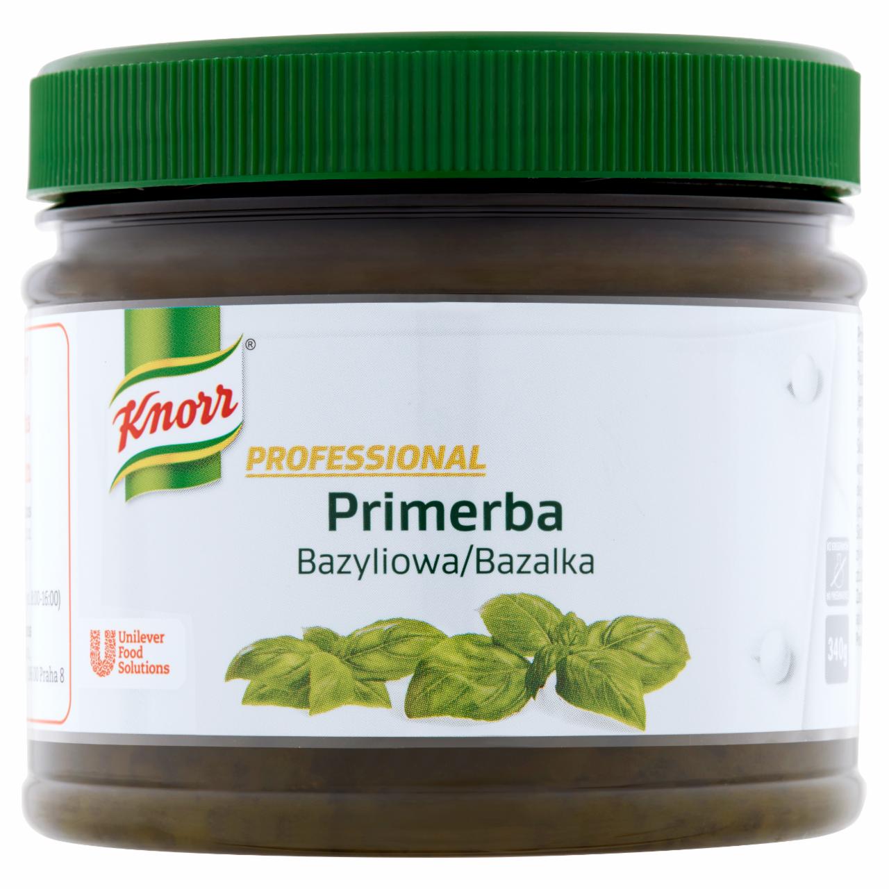 Zdjęcia - Knorr Professional Primerba bazyliowa Pasta ziołowa do przyprawiania potraw 340 g