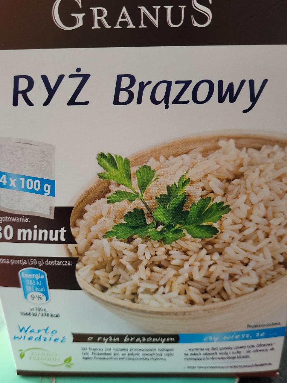 Zdjęcia - Granus Ryż długoziarnisty brązowy