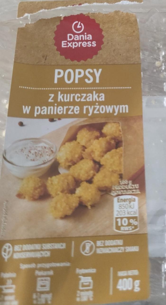 Zdjęcia - Popsy z kurczaka w panierze ryżowym Dania express