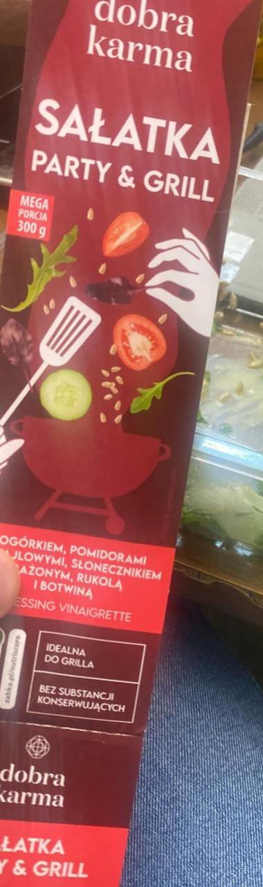 Zdjęcia - Sałatka party & grill Dobra karma