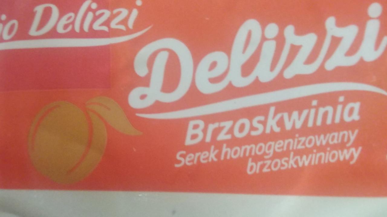 Zdjęcia - Delizzi serek homogenizowany brzoskwinia