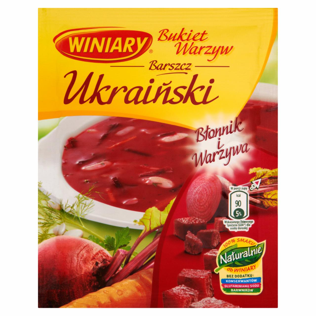 Zdjęcia - Winiary Bukiet Warzyw Barszcz ukraiński 54 g