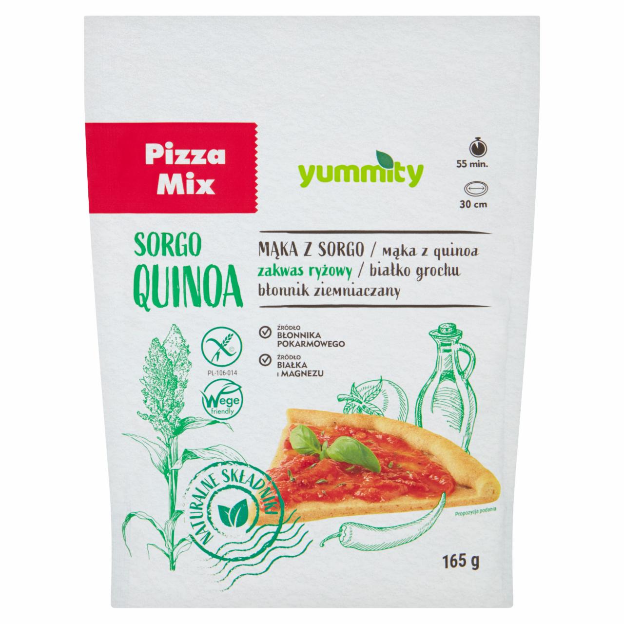 Zdjęcia - Yummity Bezglutenowy spód do pizzy na naturalnym zakwasie 165 g