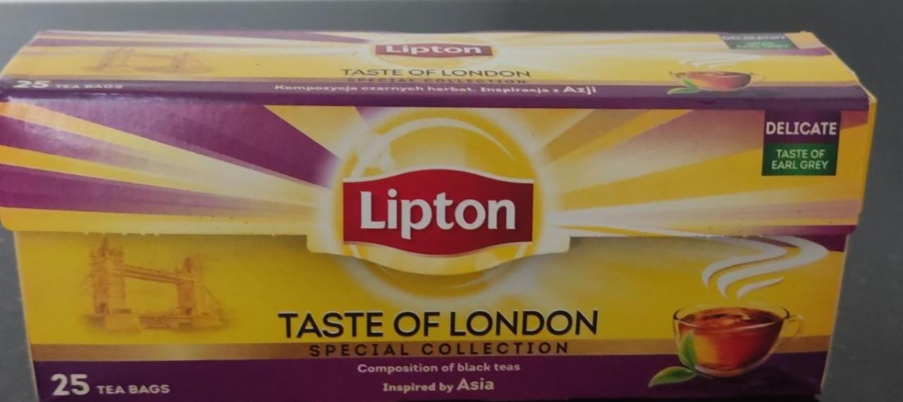 Zdjęcia - Herbata czarna Taste od London Special Collection Lipton
