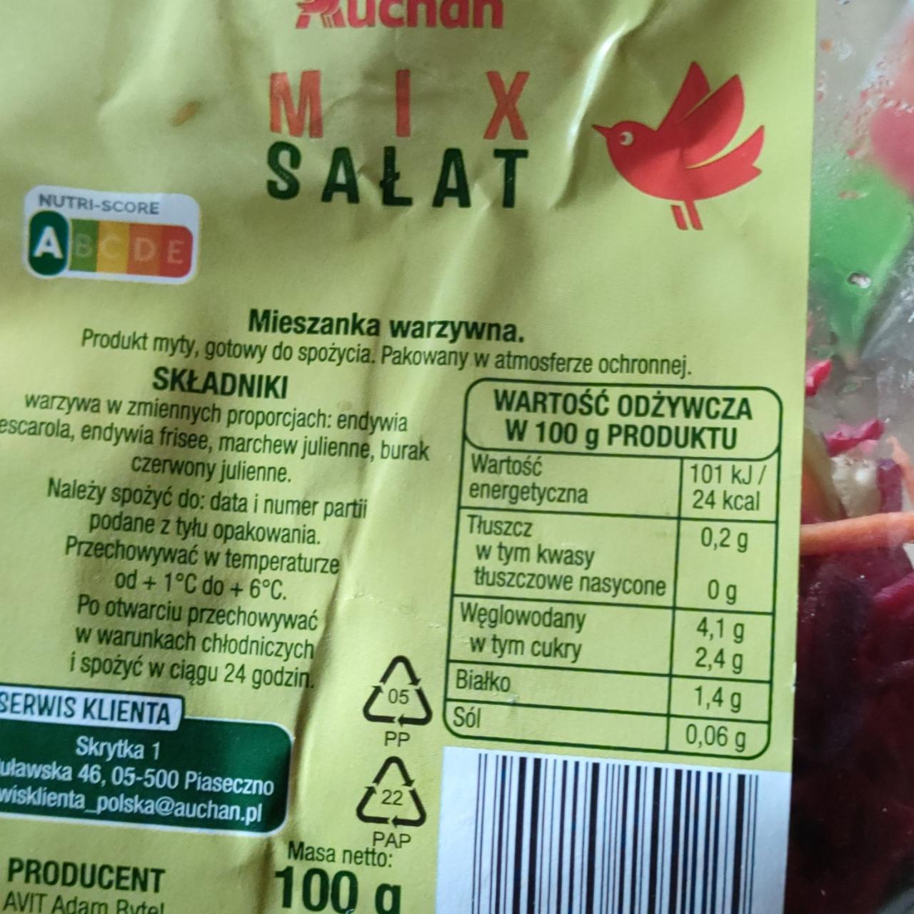 Zdjęcia - Mix sałat auchan