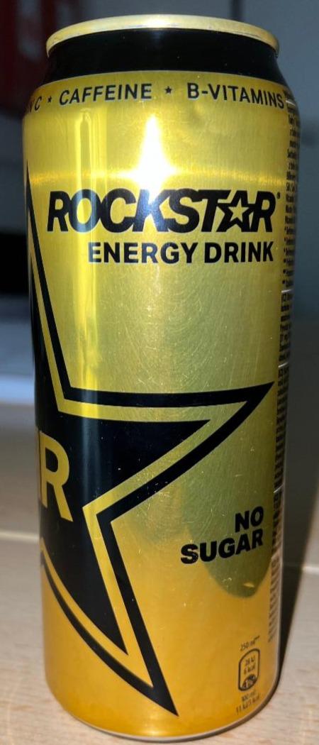 Zdjęcia - Rockstar Gazowany napój energetyzujący bez cukru 500 ml