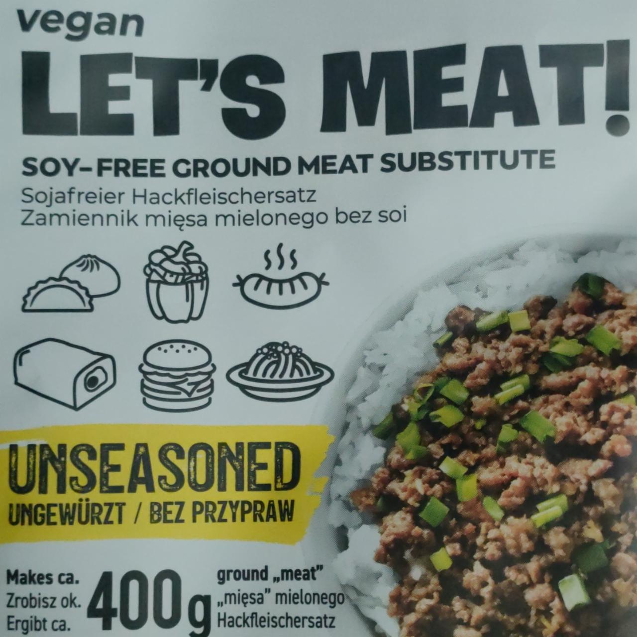 Zdjęcia - Roślinny zamiennik mięsa let's meat