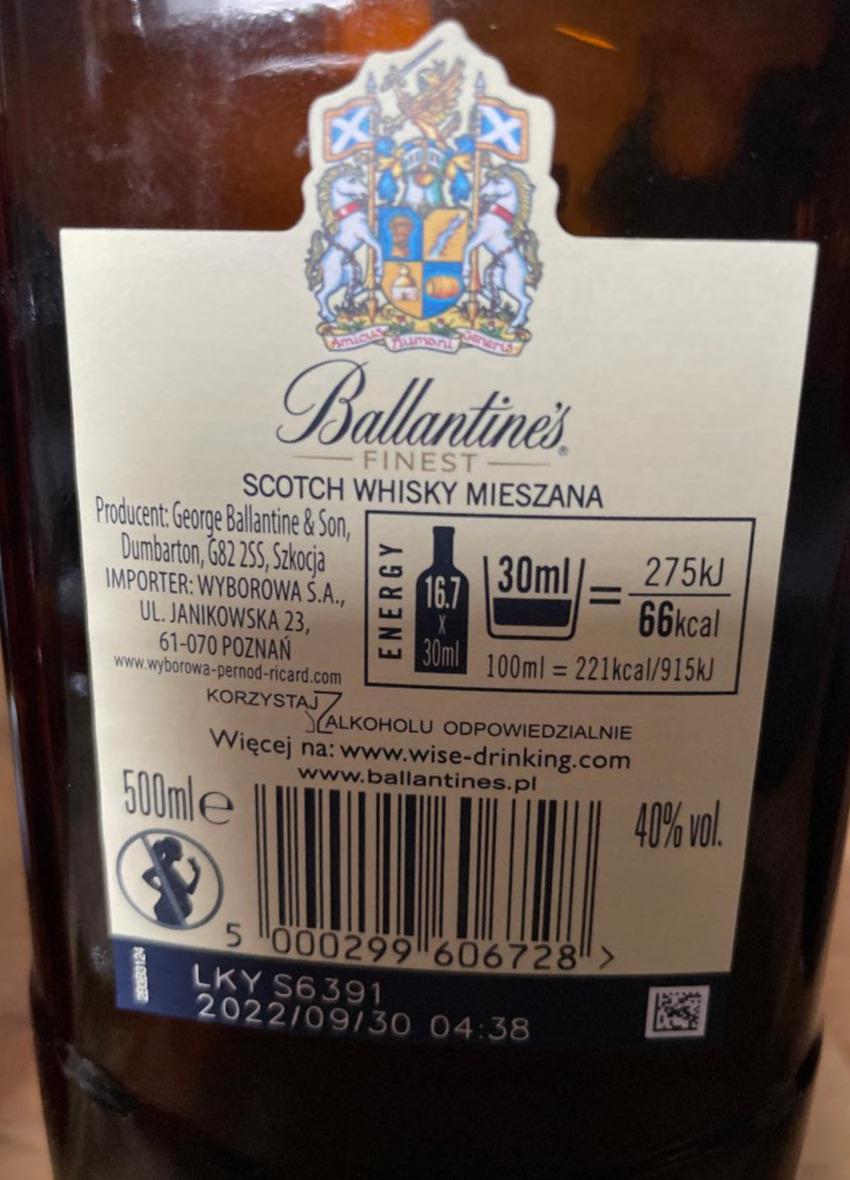 Zdjęcia - Scotch whisky Ballantines