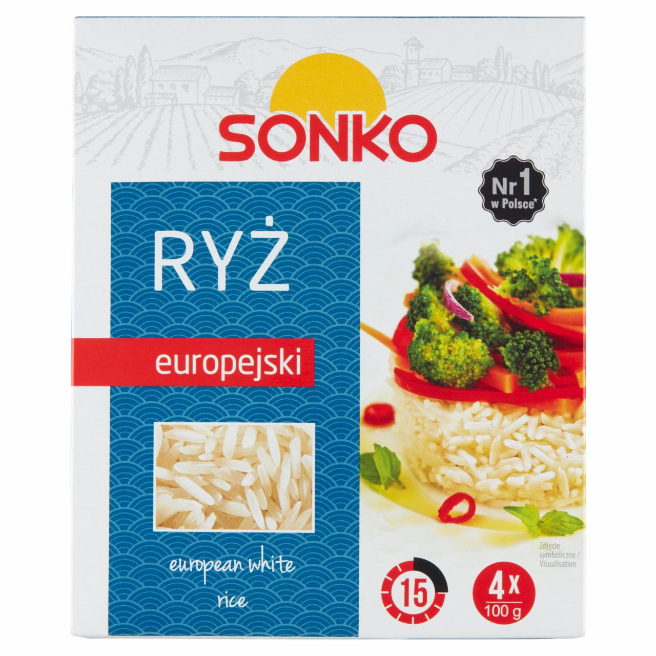 Zdjęcia - Sonko Ryż europejski 400 g (4 x 100 g)