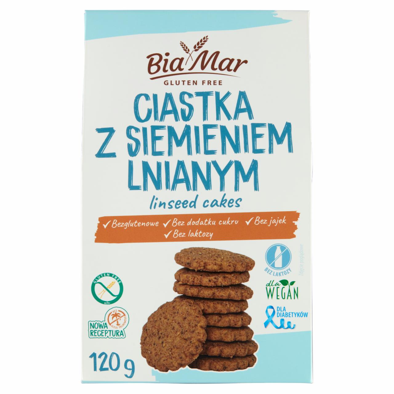 Zdjęcia - BiaMar Ciasta z siemieniem lnianym 120 g