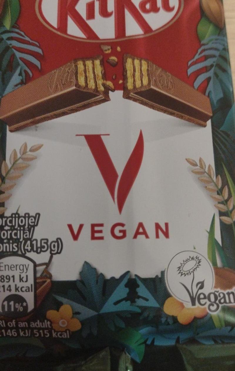 Zdjęcia - Kit Kat Vegan Nestle