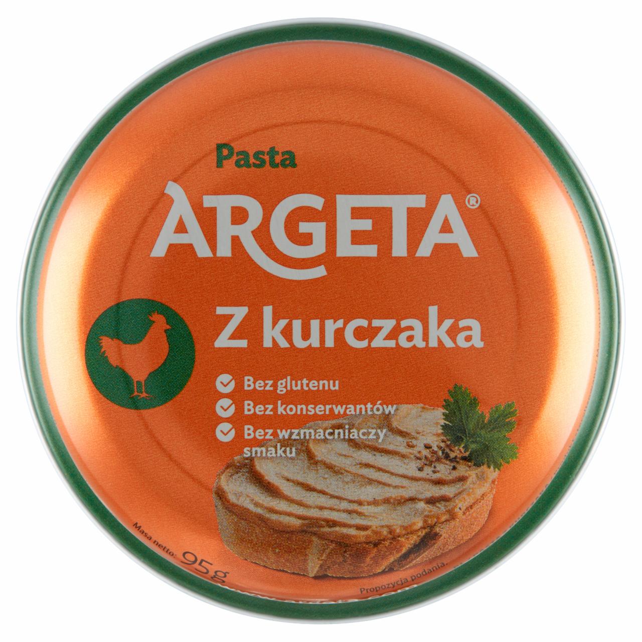 Zdjęcia - Argeta Pasta z kurczaka 95 g