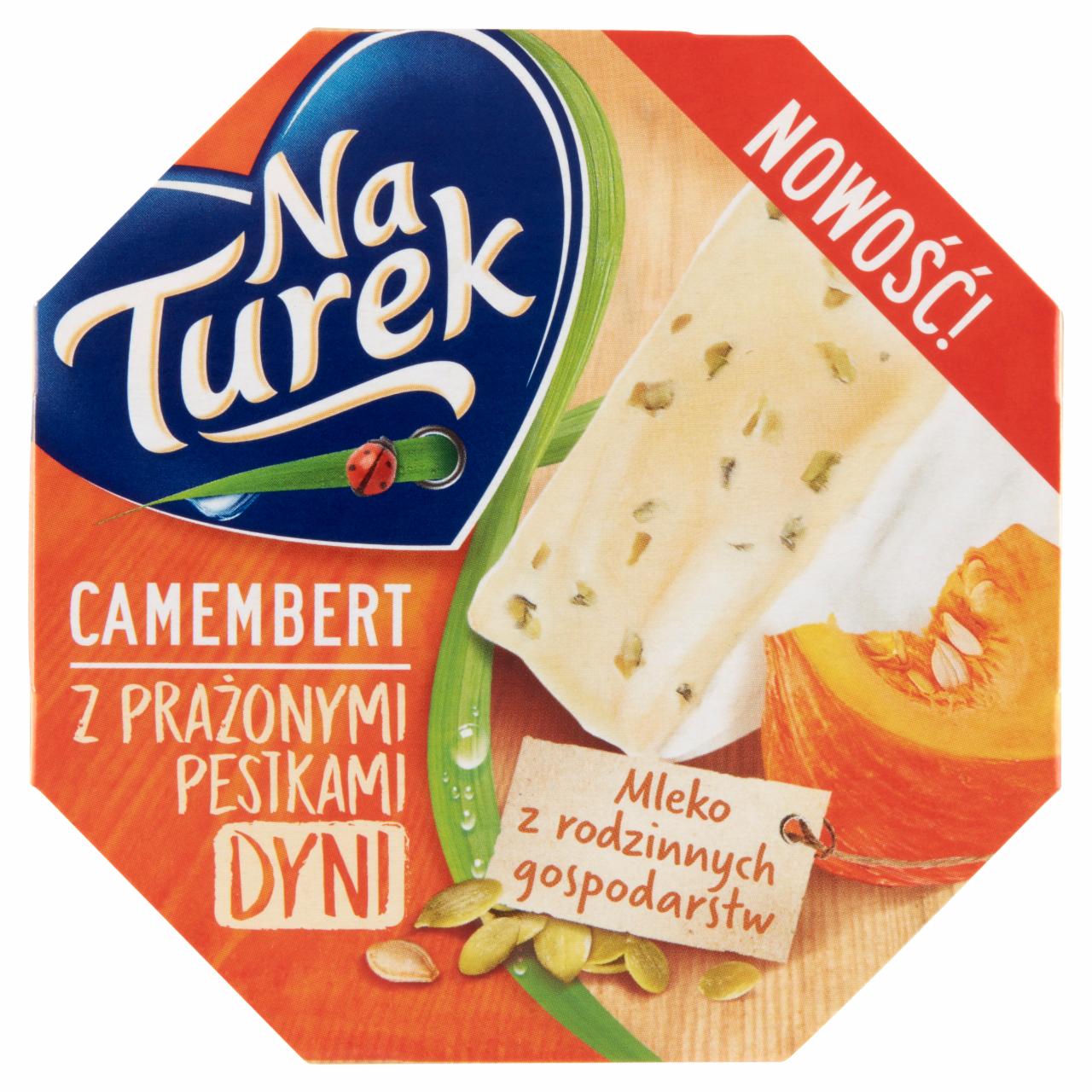 Zdjęcia - NaTurek Camembert z prażonymi pestkami dyni 120 g