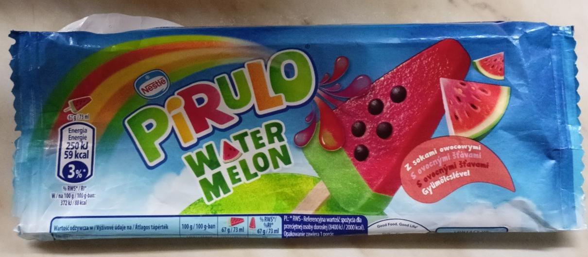 Zdjęcia - Pirulo Water Melon Lody wodne o smaku arbuzowym i jabłkowym 73 ml