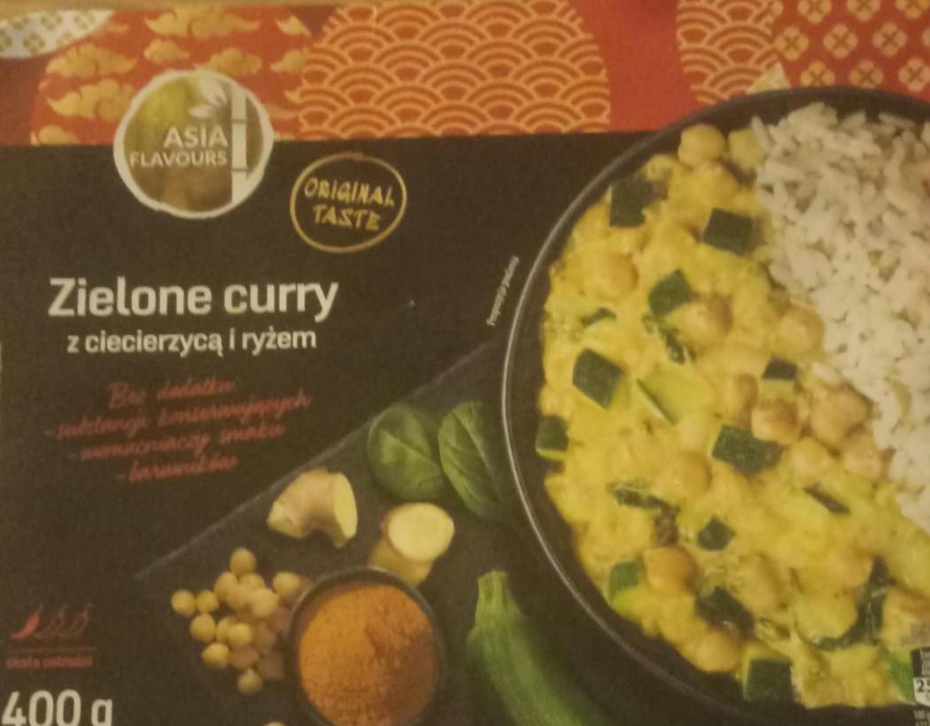 Zdjęcia - Zielone curry z ciecierzycą i ryżem Asia Flavours