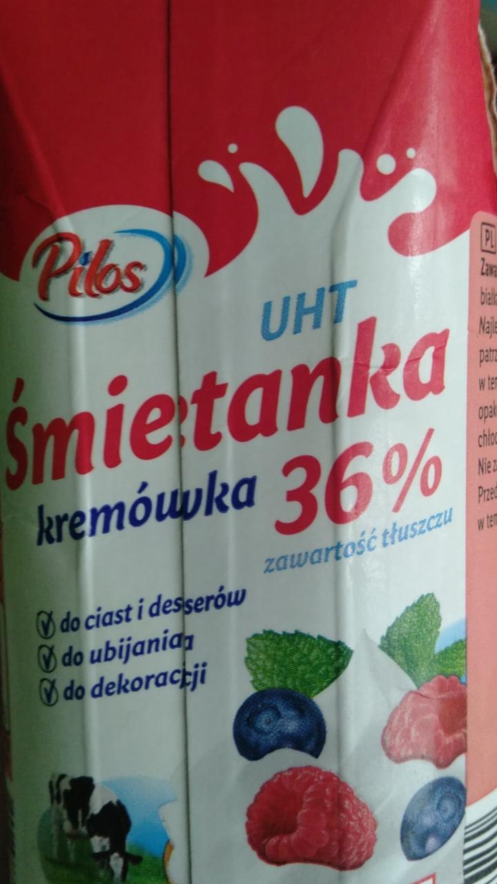 Zdjęcia - Śmietanka Kremówka 36% Pilos