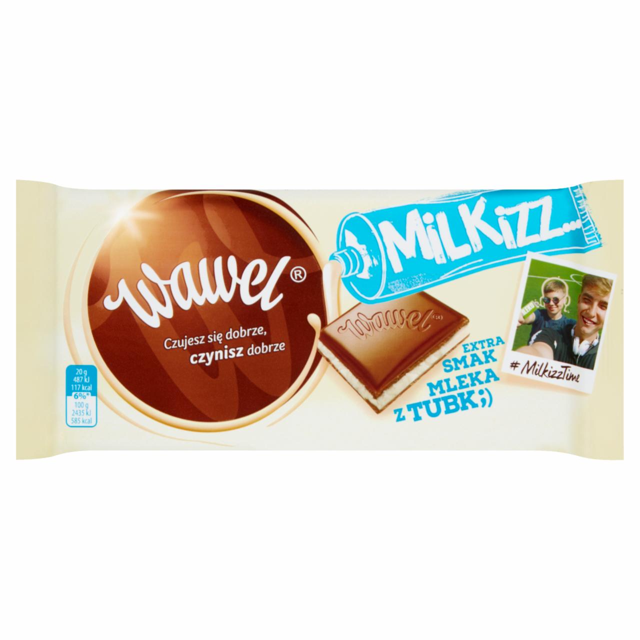 Zdjęcia - Wawel Milkizz Czekolada mleczna nadziewana 100 g