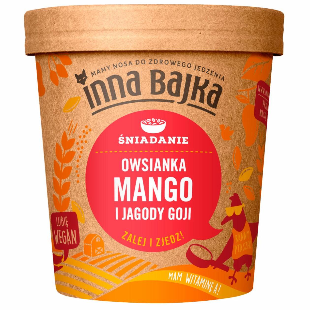 Zdjęcia - Inna Bajka Śniadanie Owsianka mango i jagody goji 70 g