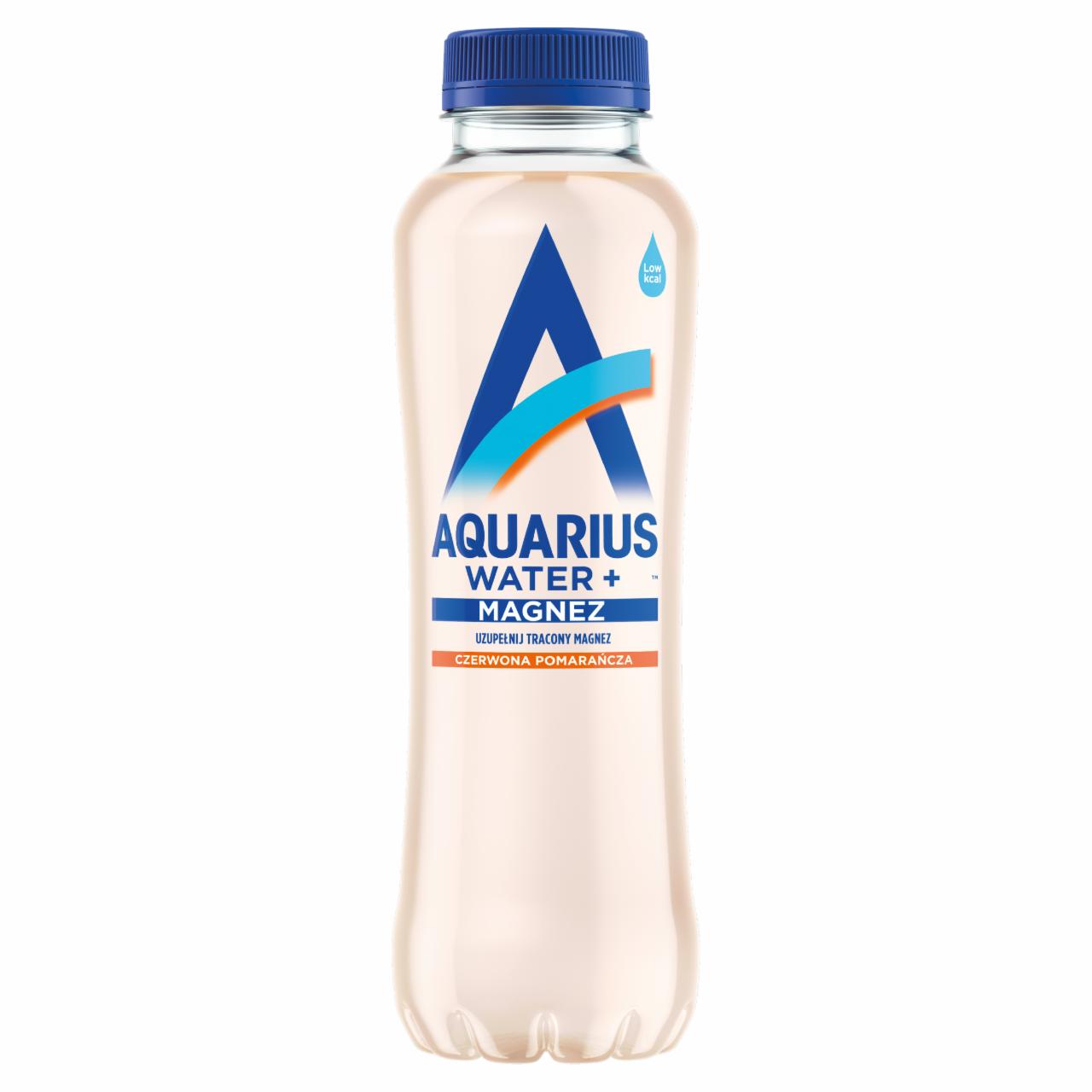 Zdjęcia - Aquarius Water+ Napój niegazowany czerwona pomarańcza 400 ml