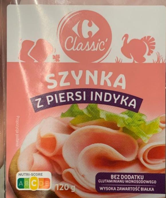 Zdjęcia - Szynka z piersi indyka Carrefour Classic