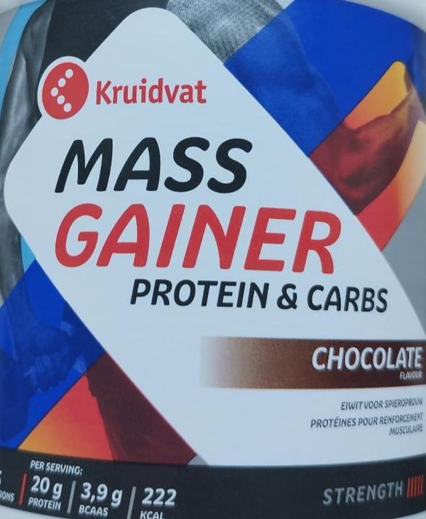 Zdjęcia - Kruidvat mass gainer protein & carbs chocolate