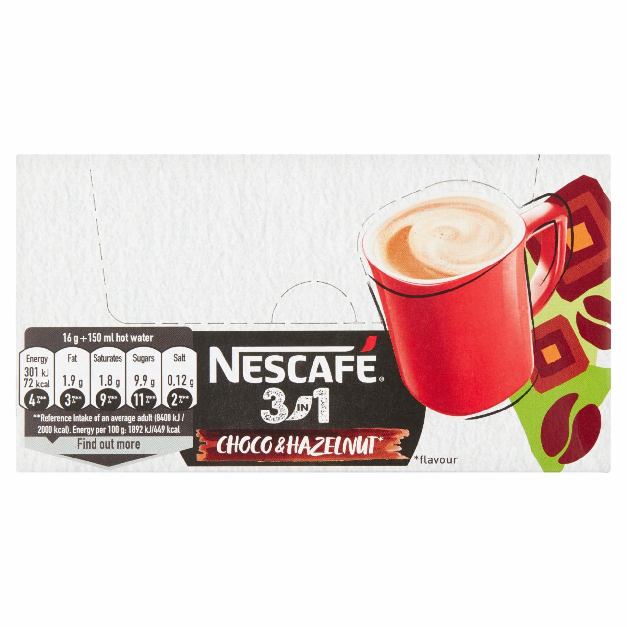 Zdjęcia - Nescafé 3in1 Choco & Hazelnut Rozpuszczalny napój kawowy 448 g (28 x 16 g)