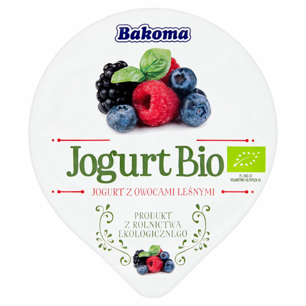 Zdjęcia - Jogurt Bio z owocami leśnymi Bakoma