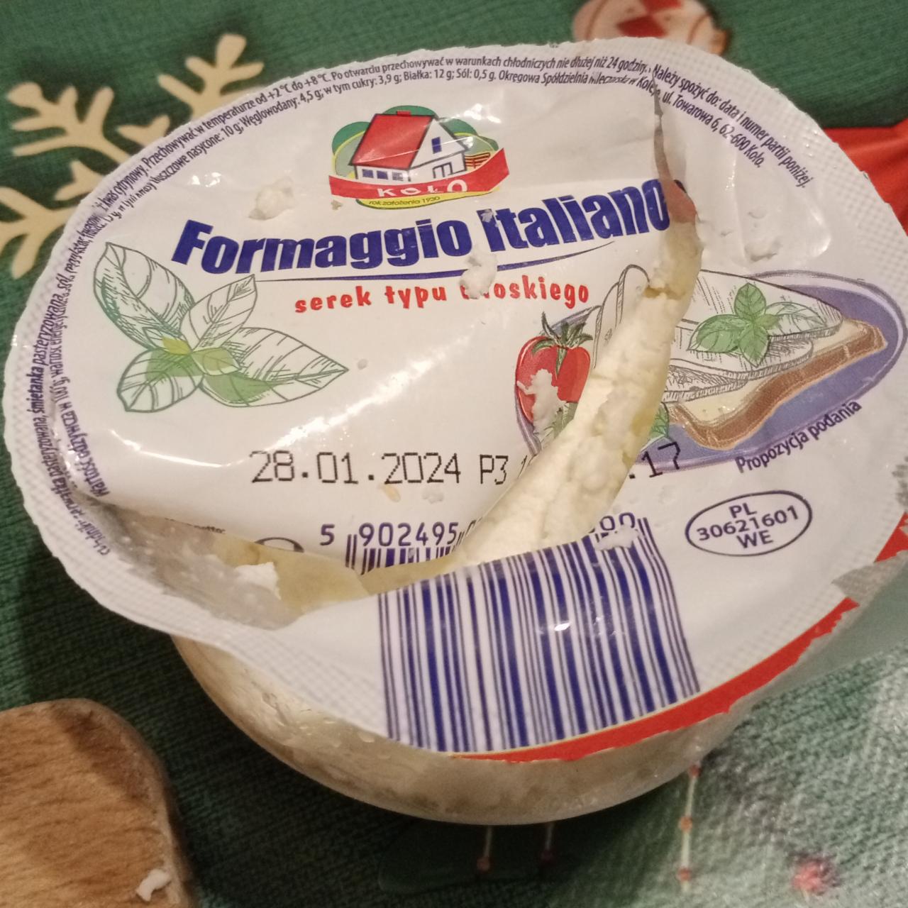 Zdjęcia - Formaggio Italiano serek typu włoskiego Koło