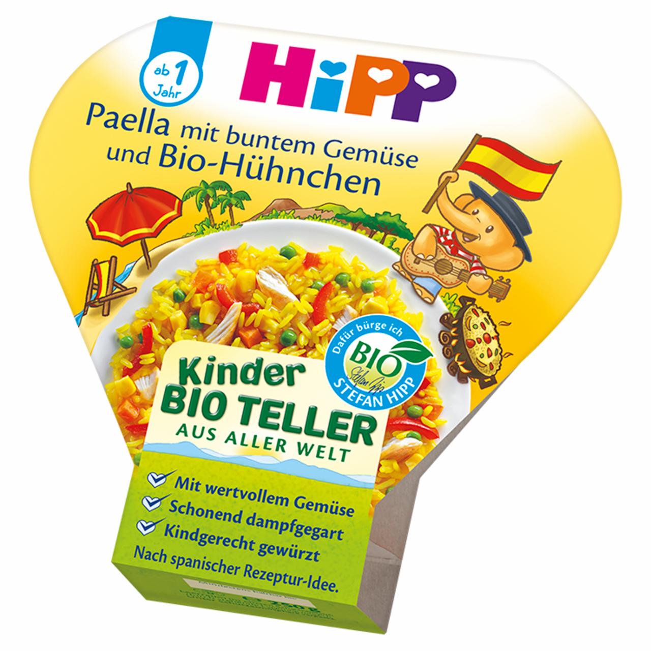 Zdjęcia - HiPP BIO Paella z kolorowymi warzywami i kurczakiem po 1. roku 250 g