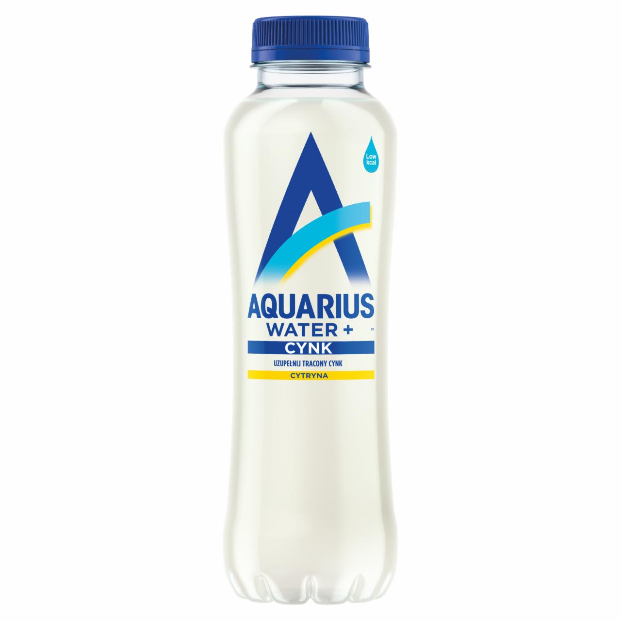 Zdjęcia - Aquarius Water+ Napój niegazowany cytryna 400 ml