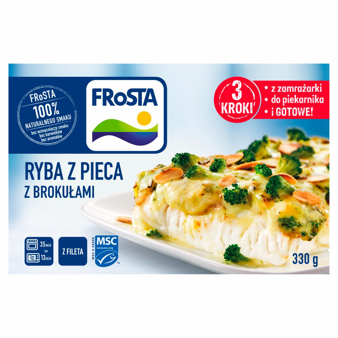 Zdjęcia - Ryba z pieca z brokułami 330 g FRoSTA