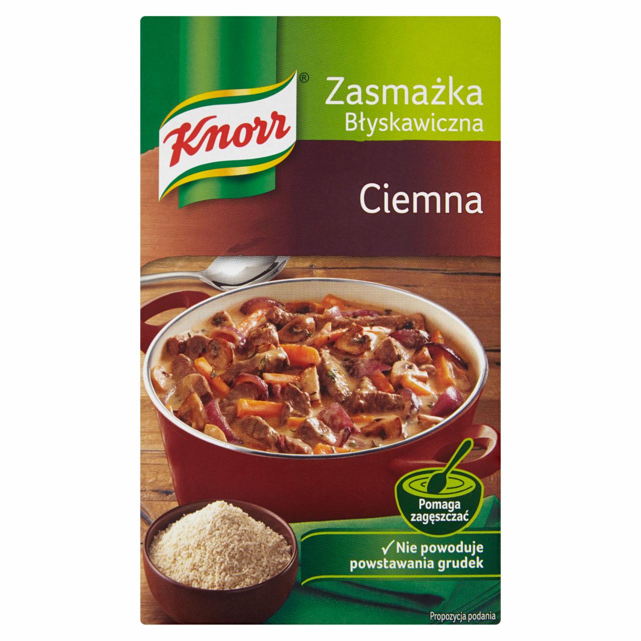 Zdjęcia - Knorr Zasmażka błyskawiczna ciemna 250 g