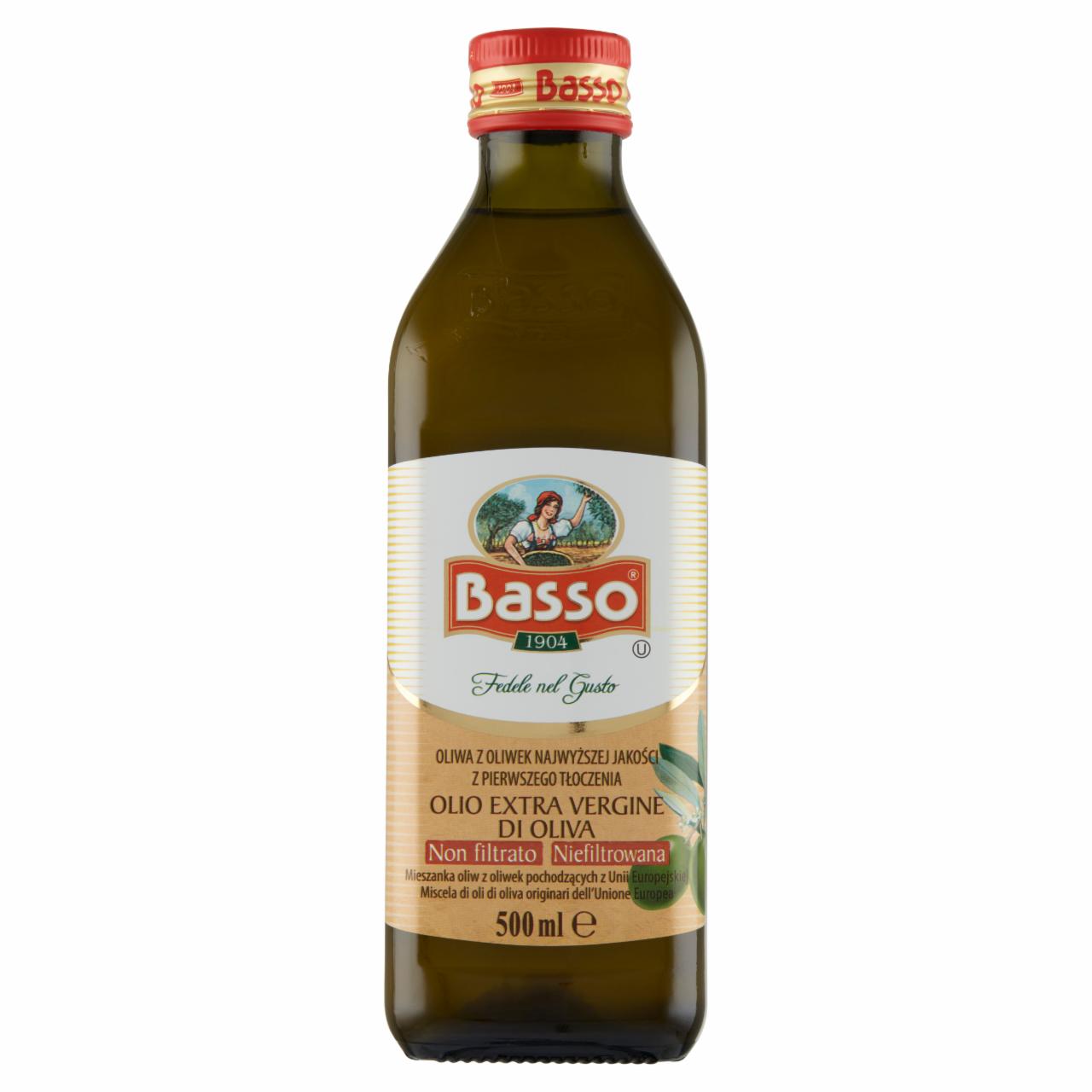 Zdjęcia - Basso Oliwa z oliwek najwyższej jakości z pierwszego tłoczenia 500 ml