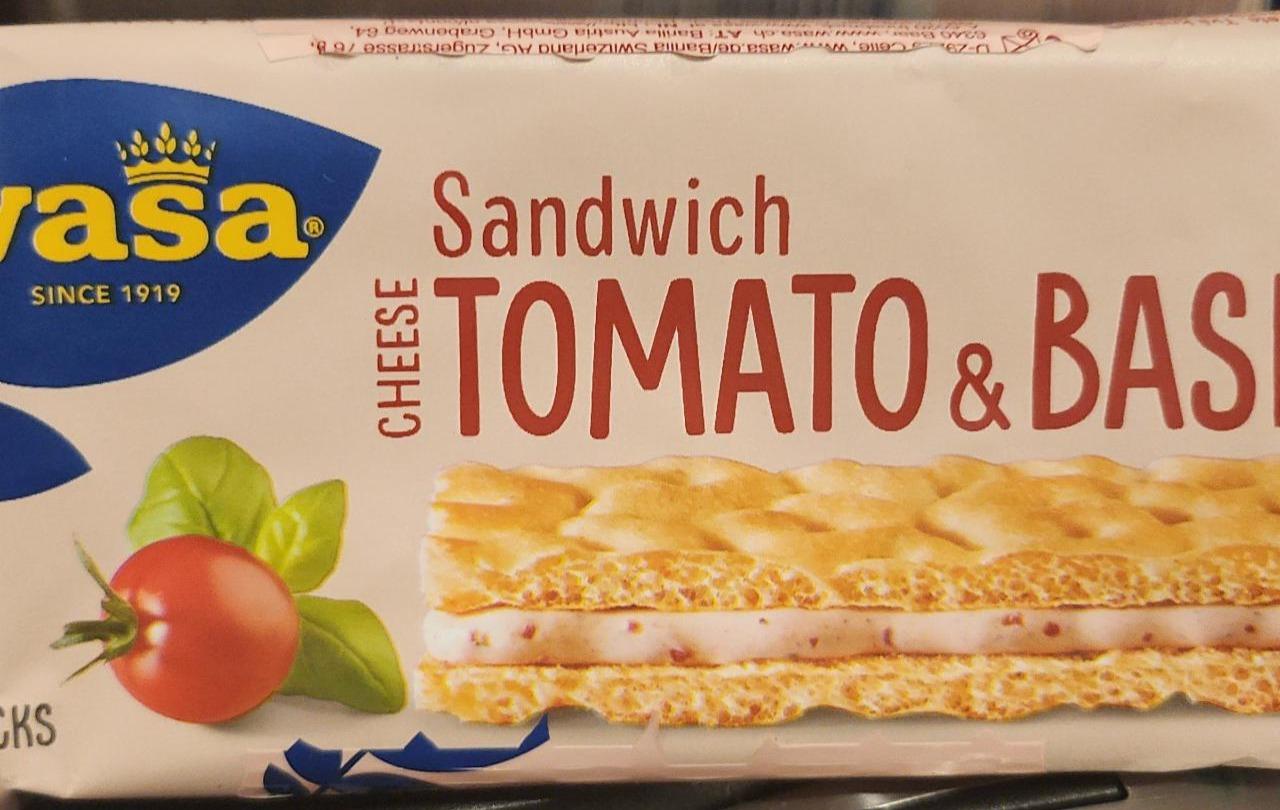 Zdjęcia - Sandwich cheese tomato & basil Wasa