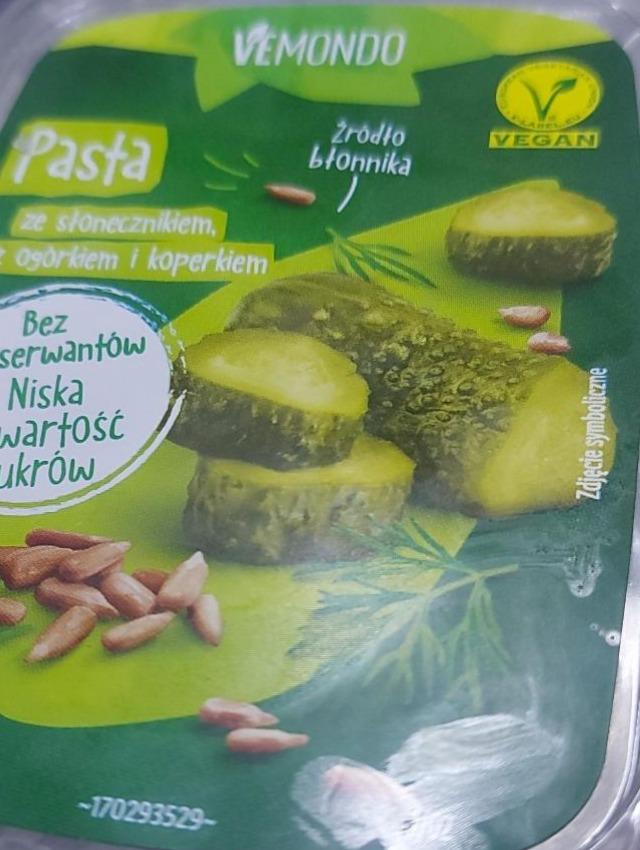 Zdjęcia - pasta ze słonecznikiem ogórkiem i koperkiem vemondo