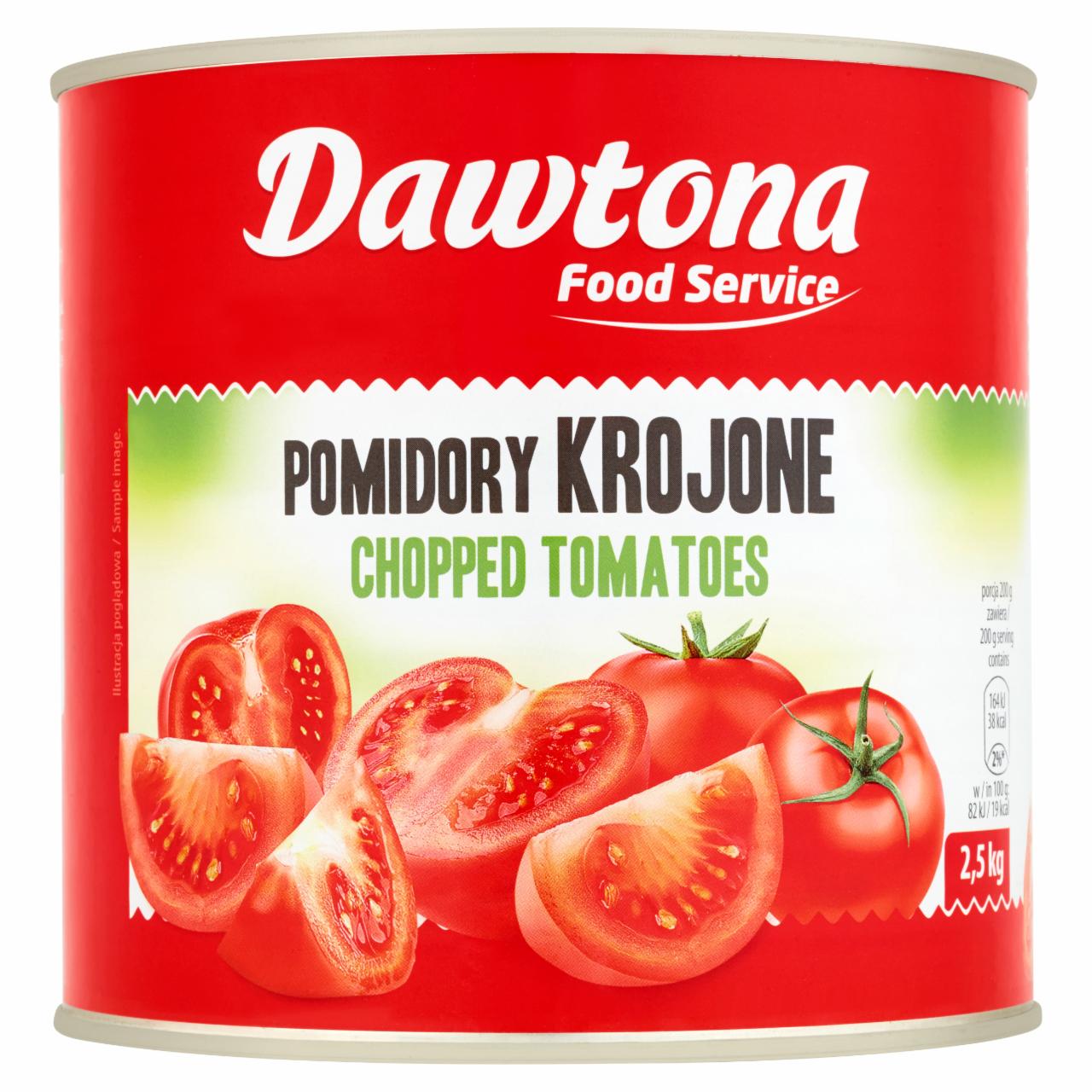 Zdjęcia - Dawtona Food Service Pomidory krojone 2,5 kg