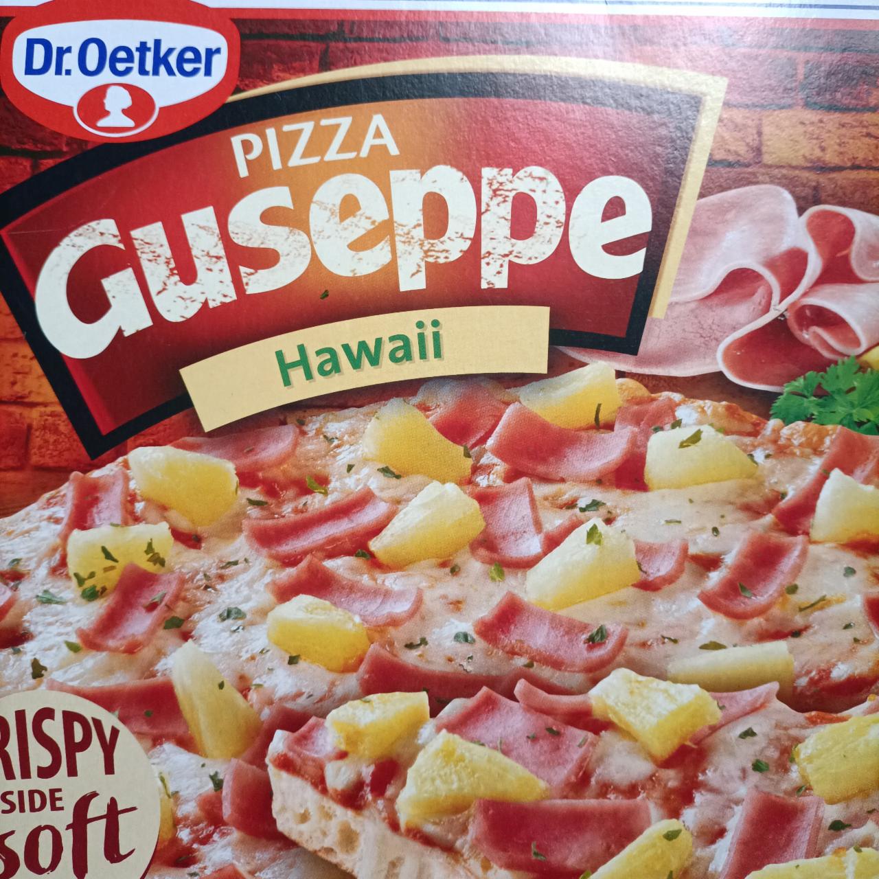 Zdjęcia - Pizza Guseppe z szynką i ananasem Hawaii Dr.Oetker