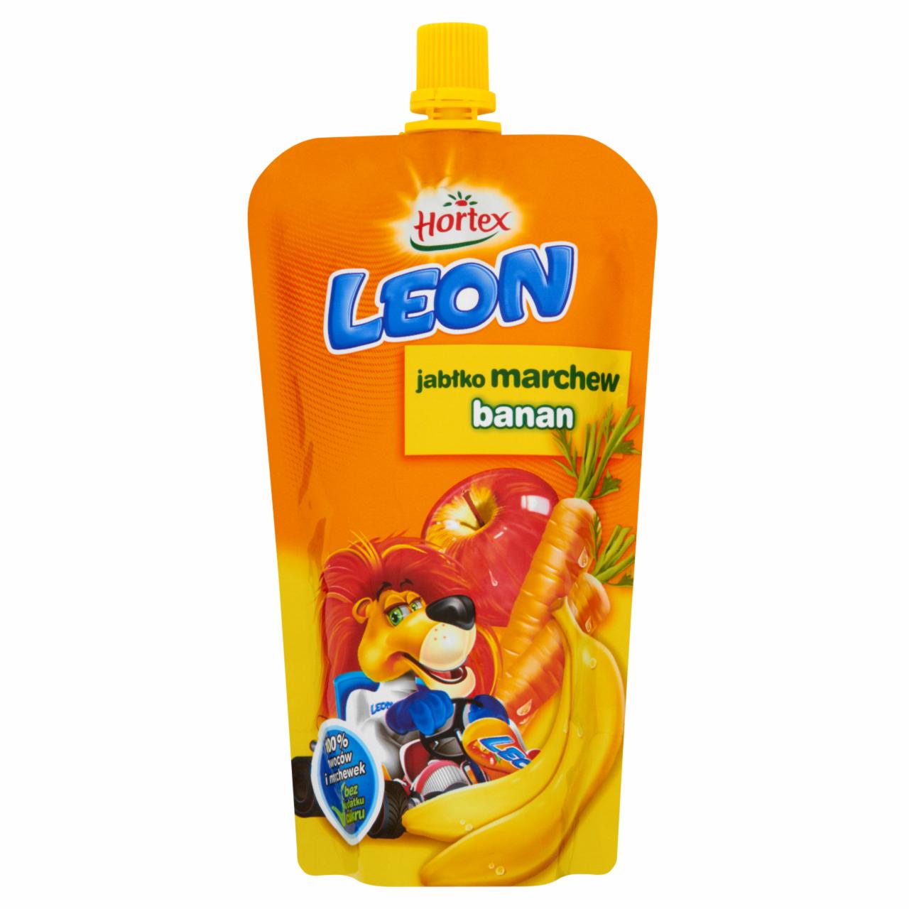 Zdjęcia - Hortex Leon Jabłko marchew banan Sok 200 ml