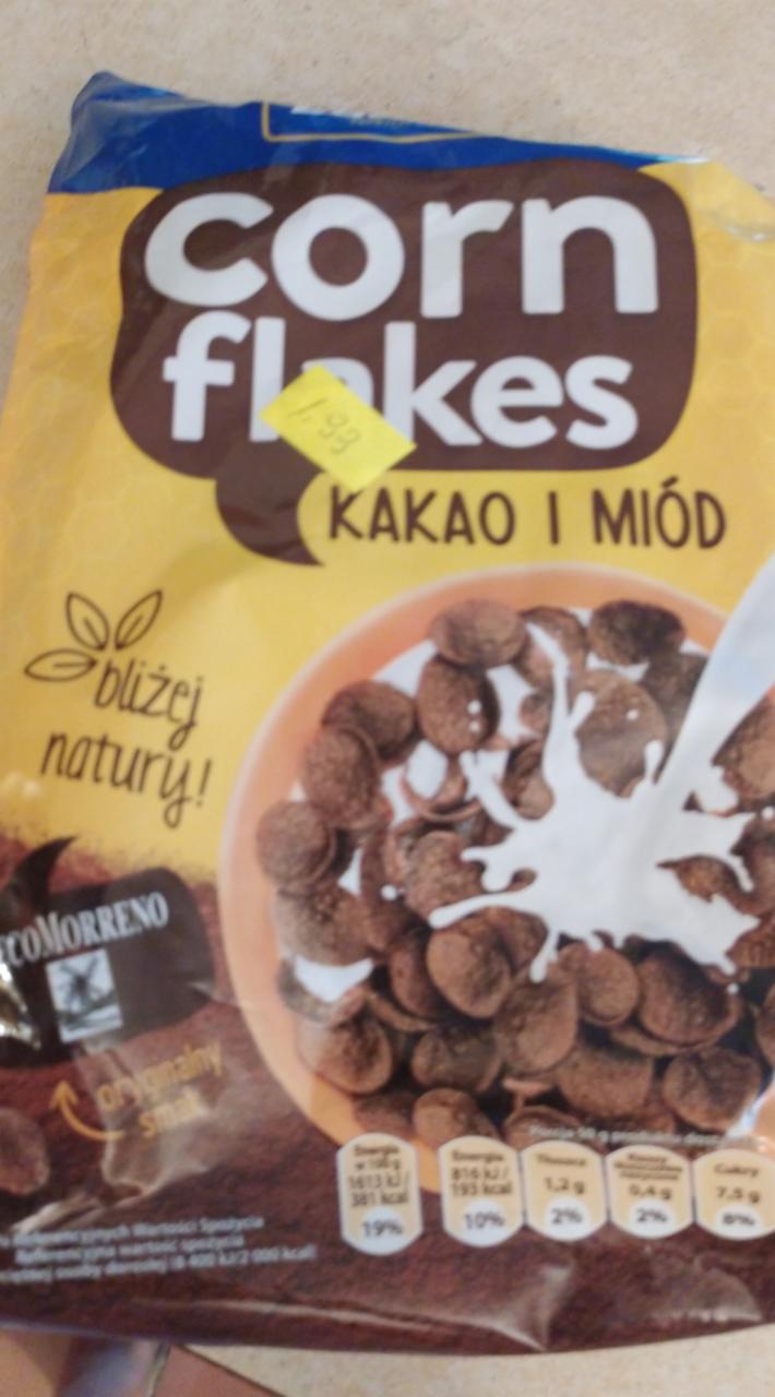 Zdjęcia - Corn flakes kakao i miód