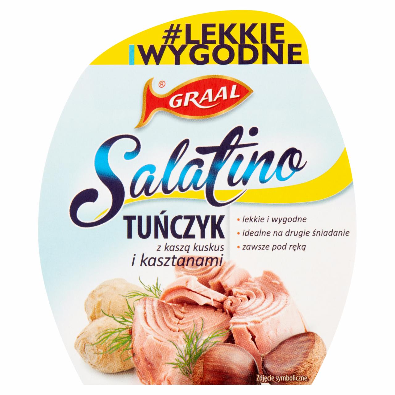 Zdjęcia - GRAAL Salatino Tuńczyk z kaszą kuskus i kasztanami 160 g