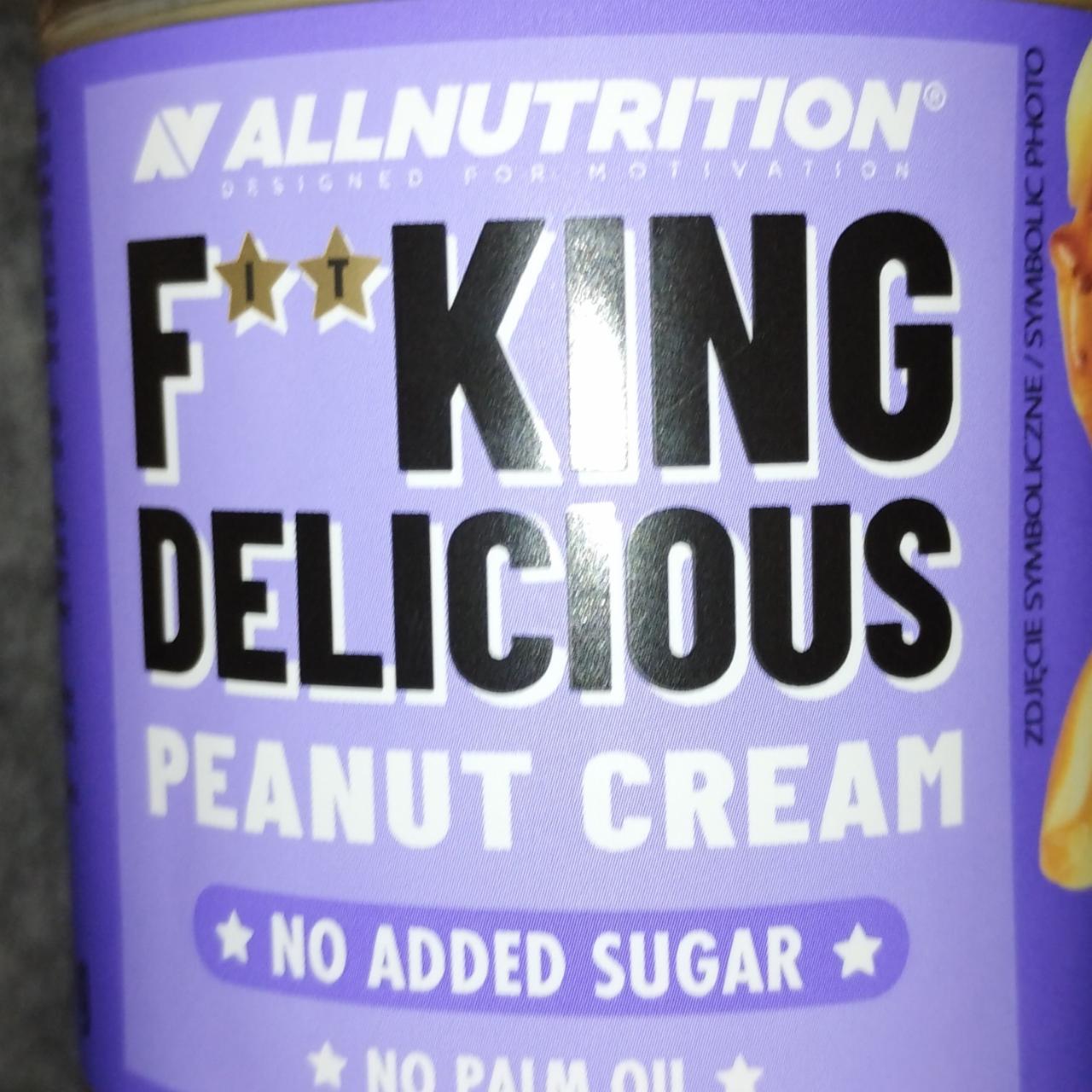 Zdjęcia - Fitking delicious peanut creme Allnutrition