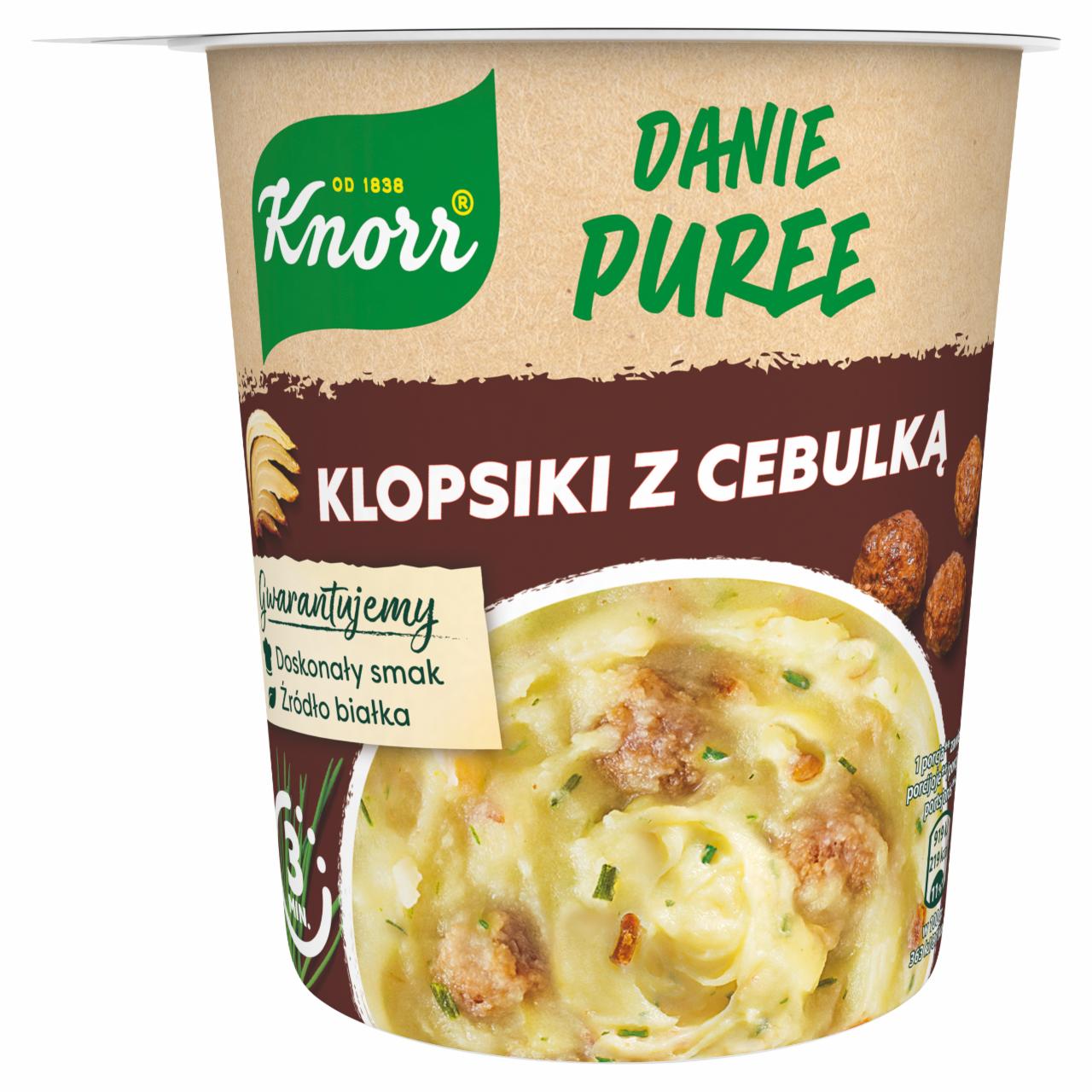 Zdjęcia - Knorr Puree klopsiki z cebulką