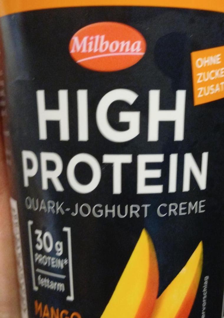 Zdjęcia - High Protein Quark Joghurt Creme Milbona