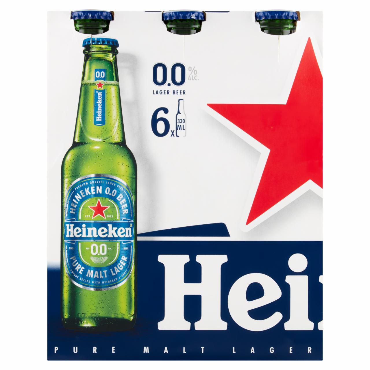 Zdjęcia - Heineken Piwo jasne bezalkoholowe 6 x 330 ml